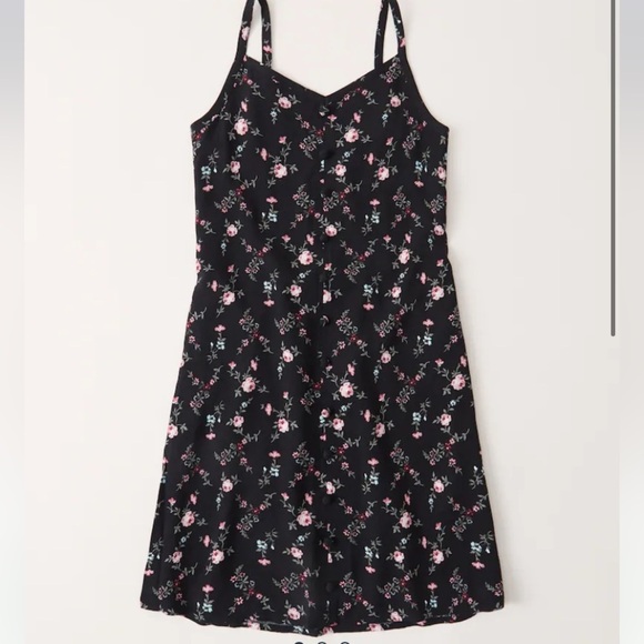 Abercrombie Kids Cami Floral Dress with pockets size 13/14 Girls - Picture 1 of 5